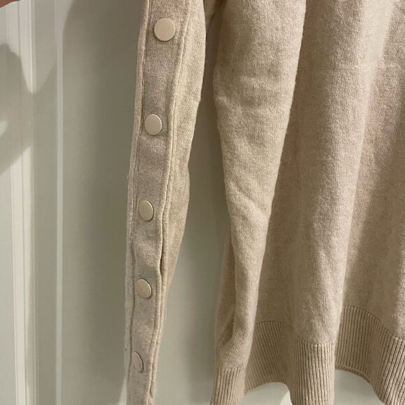 Bailey 44 Kitty Cutout Turtleneck Knitted Sweater, Eggshell Sz. XS - Picture 7 of 9